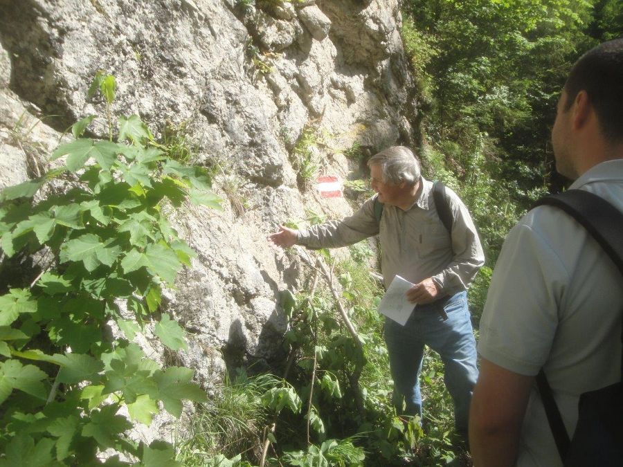 geologisches Fachwissen wird vermittelt