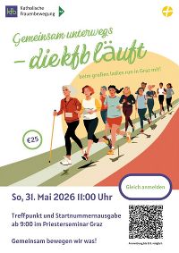 Flyer für den Ladies Run der kfb