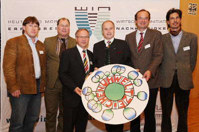 Karl Schirnhofer, KommR Johann Hofer, LAbg. Ing. Josef Ober, Landesrat Johann Seitinger, GF Georg Bliem, Mag. Gregor Kadanka