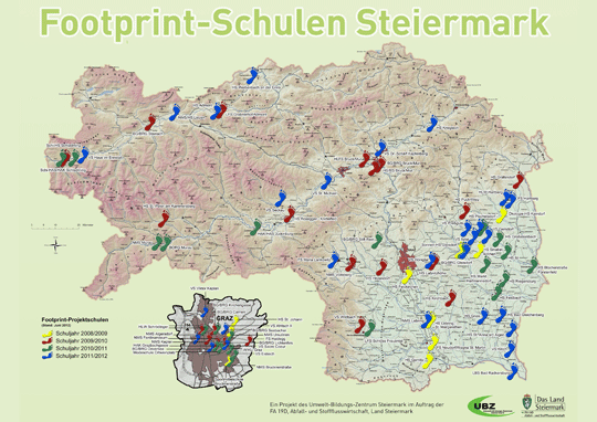 Footprint-Schulen - Stand: Juli 2012