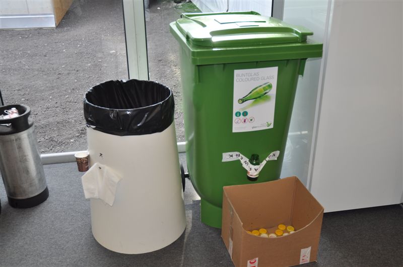 Abfalltrennsystem im Bereich der Versorgung
