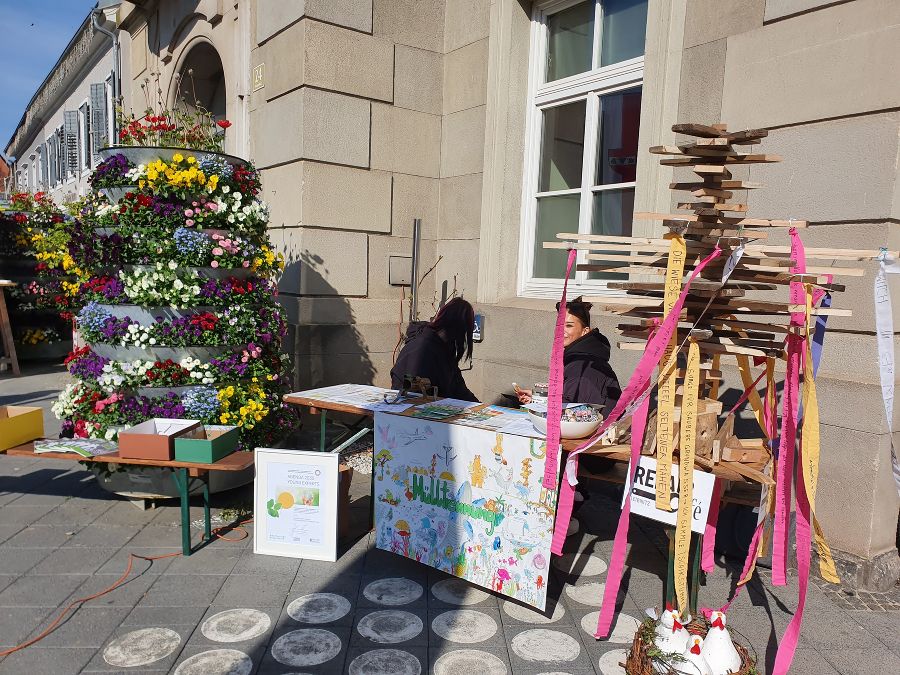 Infostand Mülltrennung